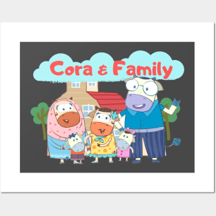 Cora & Family Posters and Art